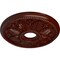 Ekena Millwork Edinburgh Medallion (Canopies up to 5 1/8"), 18 1/8"OD x 3 1/2"ID x 2 3/4"P, Brushed Mahogany CM18ED1BMF - alternate 4